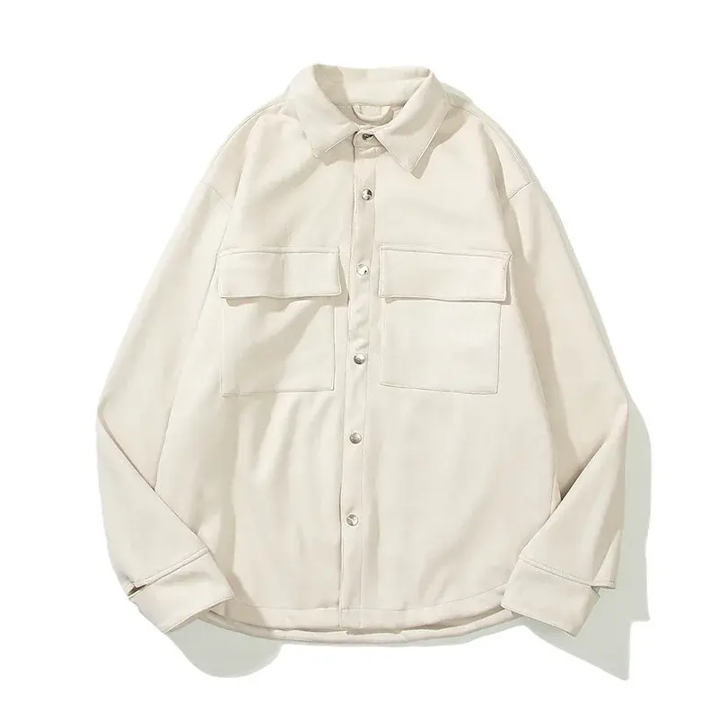 Fear God 6th Heavy Duty Single Item Workwear Chamois Leather Velvet Shirt Fog Men Women's Autumn/winter Jacket Trendy