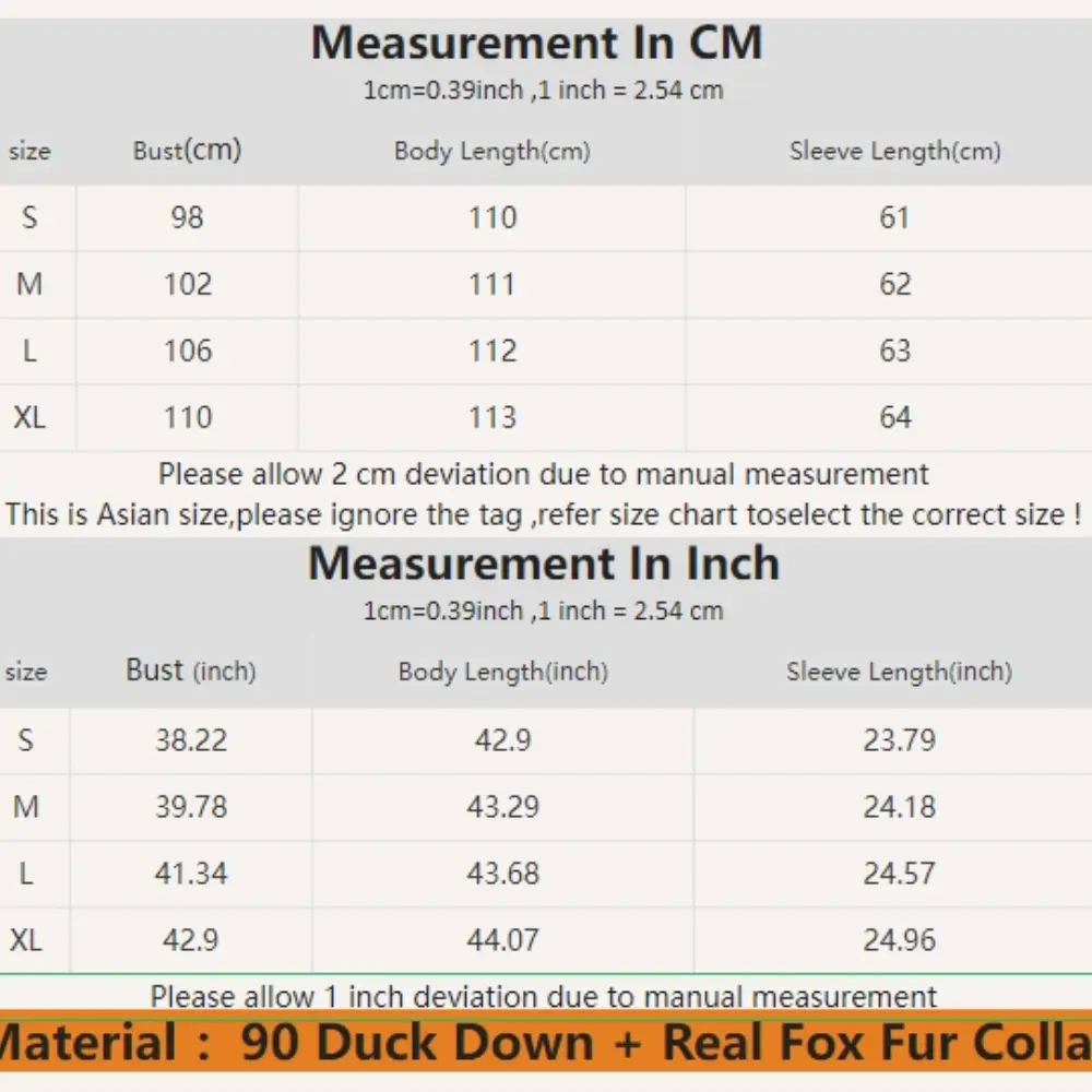 Down Jacket Women Fox Fur Collar Jacket 2024 European Real Fur Coat Fashion White Duck Down Loose Jacket Winter Female Outerwear