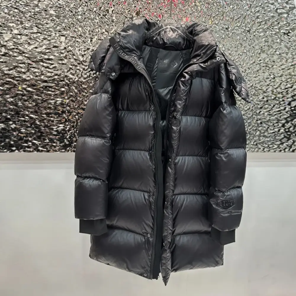 Down Jacket Women New Winter Puffer Jacket Clothes Zipper Loose 90% White Duck Down Coat Female Solid Thicken Warm Long Parkas