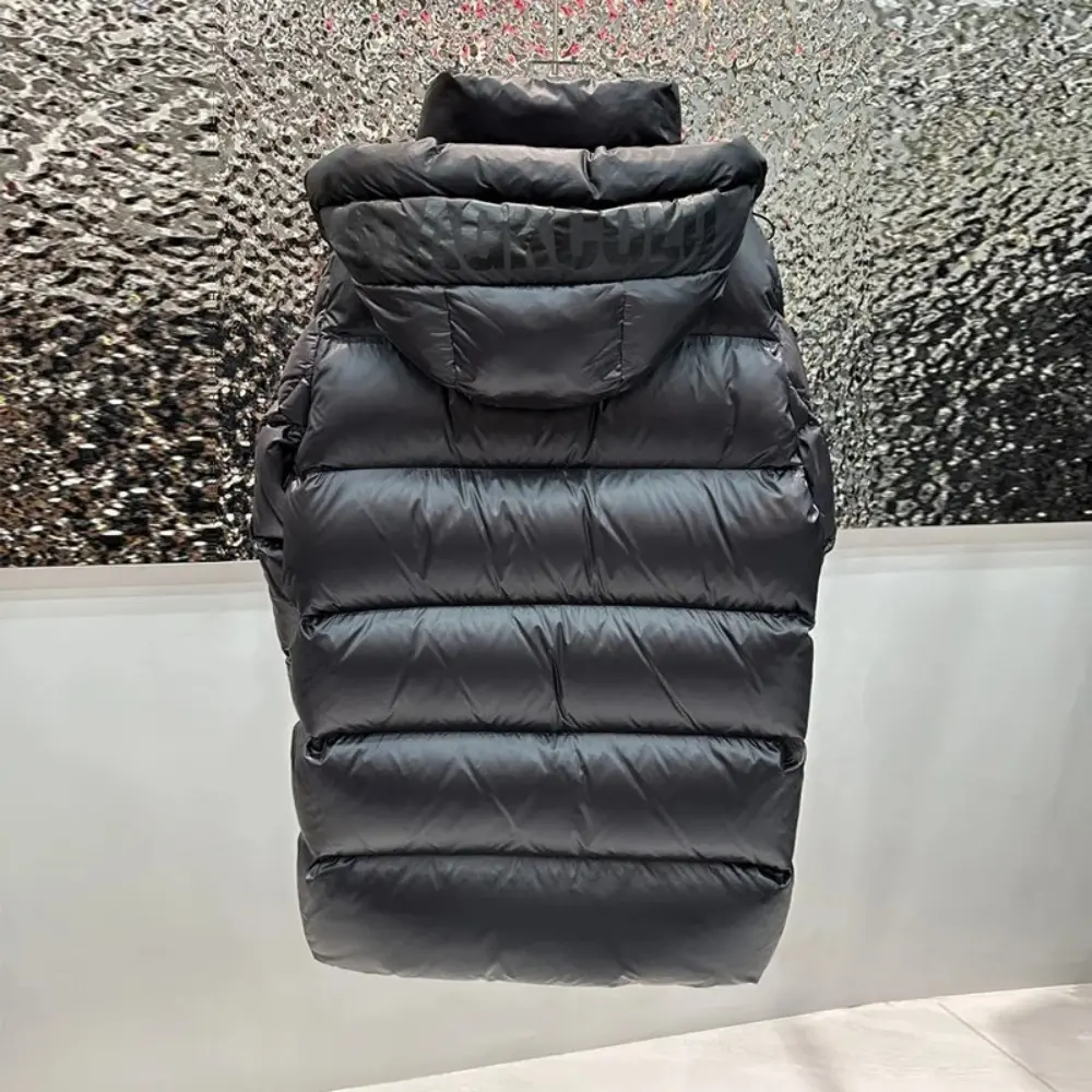 Down Jacket Women New Winter Puffer Jacket Clothes Zipper Loose 90% White Duck Down Coat Female Solid Thicken Warm Long Parkas