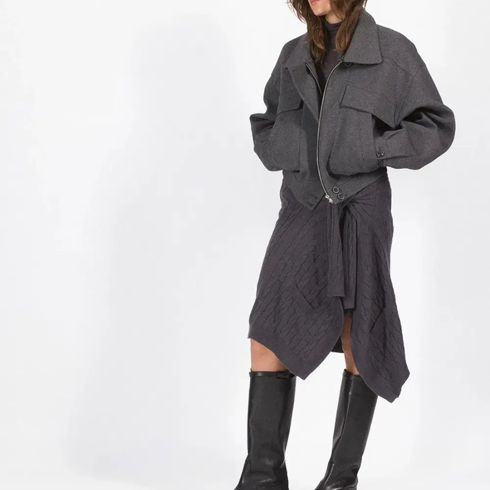 Wool Coat Winter Real Fur Jacket Women Coat Autumn Woolen Jackets for Women Zipper Clothes 2025 Outerwear Raccoon Fur Coat