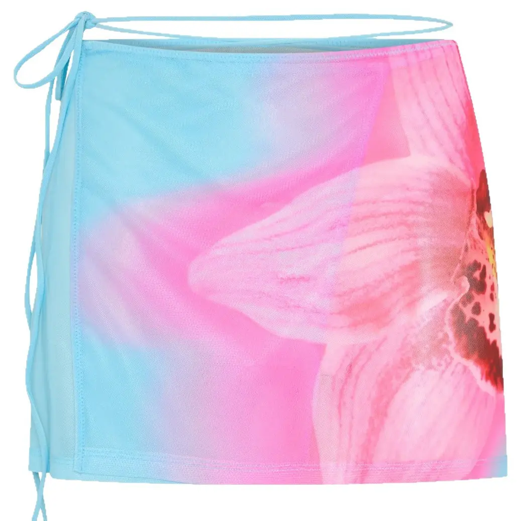 New women's clothing summer fashion women's printed bikini beach vacation swimsuit