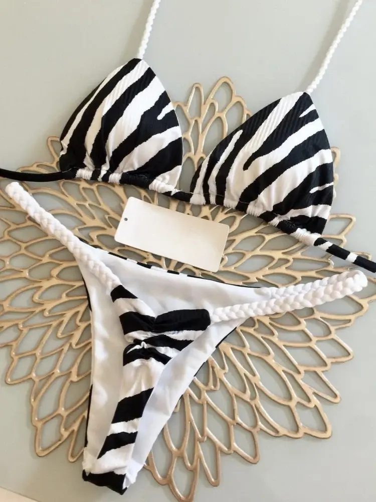 2024 sexy women bikini, brazilian triangle bikini, push-up swimsuit, beach bikini