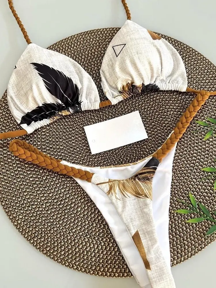 2024 sexy women bikini, brazilian triangle bikini, push-up swimsuit, beach bikini