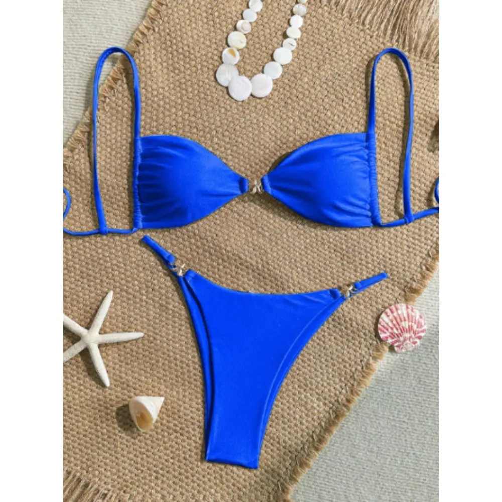 New strap strap tether bikini women's beach beach spa swimsuit