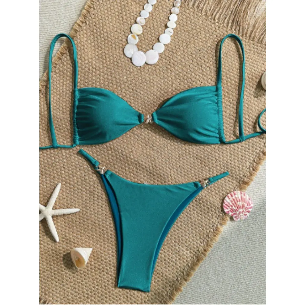 New strap strap tether bikini women's beach beach spa swimsuit