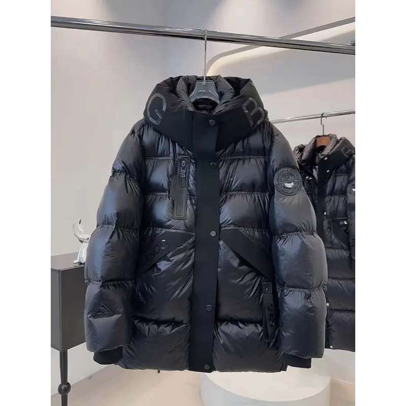 Women's Winter Down Jacket Hooded White Duck Down Coat Glossy Warm Thickened Long Short Puffer Jacket Windproof New in Coats