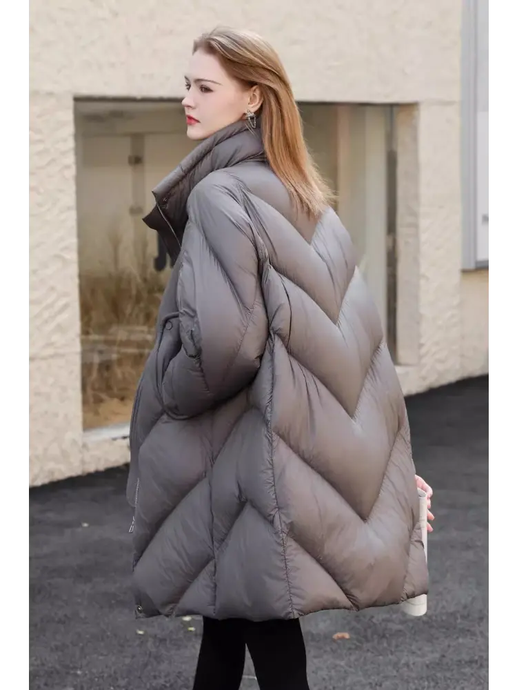 New Style Women's Padded Jacket Winter Down Jacket Puffer Coat White Duck Thick Warm  Coats Down Jacket Padding Outwear