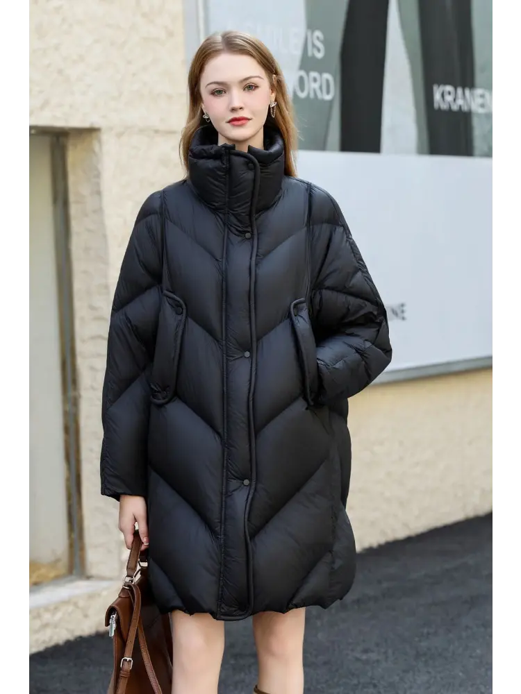 New Style Women's Padded Jacket Winter Down Jacket Puffer Coat White Duck Thick Warm  Coats Down Jacket Padding Outwear