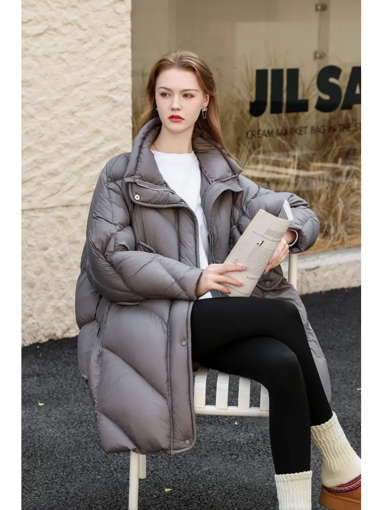 New Style Women's Padded Jacket Winter Down Jacket Puffer Coat White Duck Thick Warm  Coats Down Jacket Padding Outwear