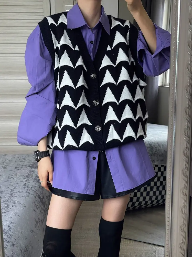 Purple Shirt Spring Autumn Fashion Woman Blouse 2025 Korean Women's Clothes Long Sleeves Casual Vacation Top Shirts & Blouses