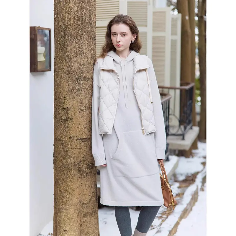 Lightweight Padded Vest Puffer Women Spring, Fall and Winter Fashion Sleeveless Jacket Lapel Inner Undershirt Female Vest