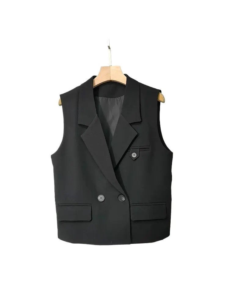 Casual Slim Vest for Women, Autumn Cardigan Vest, Europe and The United, Korean Section Jacket, New Fashion