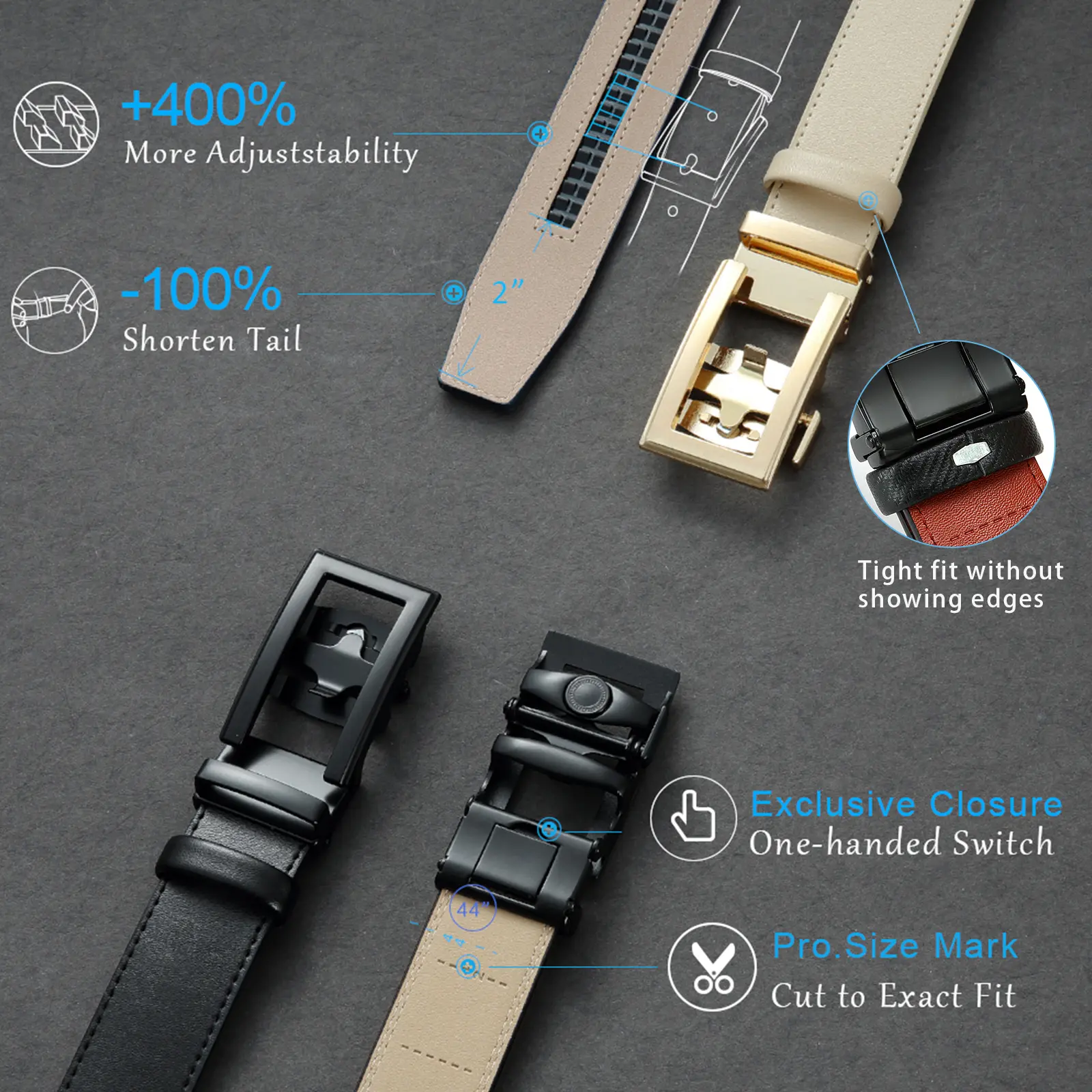 New Mens Belt Hollow Automatic Mens Genuine Leather Luxury Belt for Men Belt Male Strap Male Metal Automatic Buckle Women