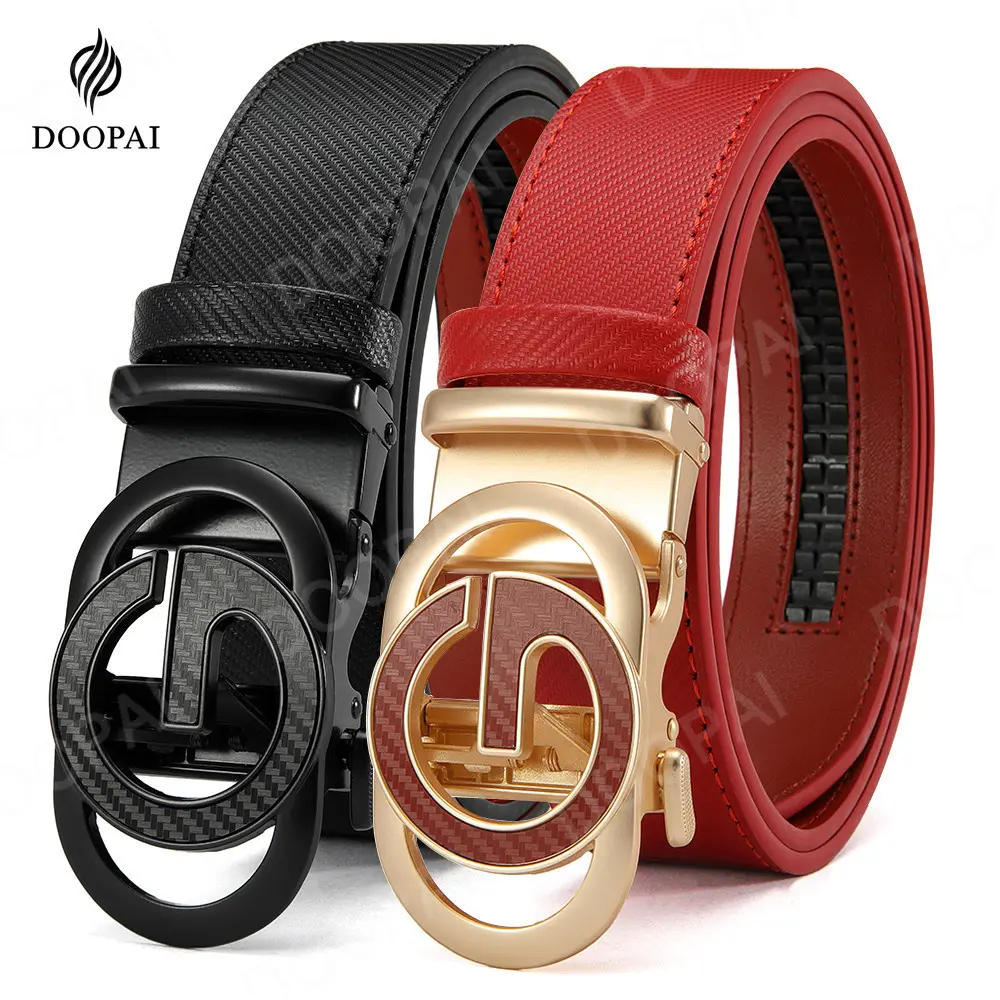 Belts Famous Brand Belt Men Genuine Leather For Men's High Quality Buckle Work Business Black Cowskin Business Male Fashion Desi