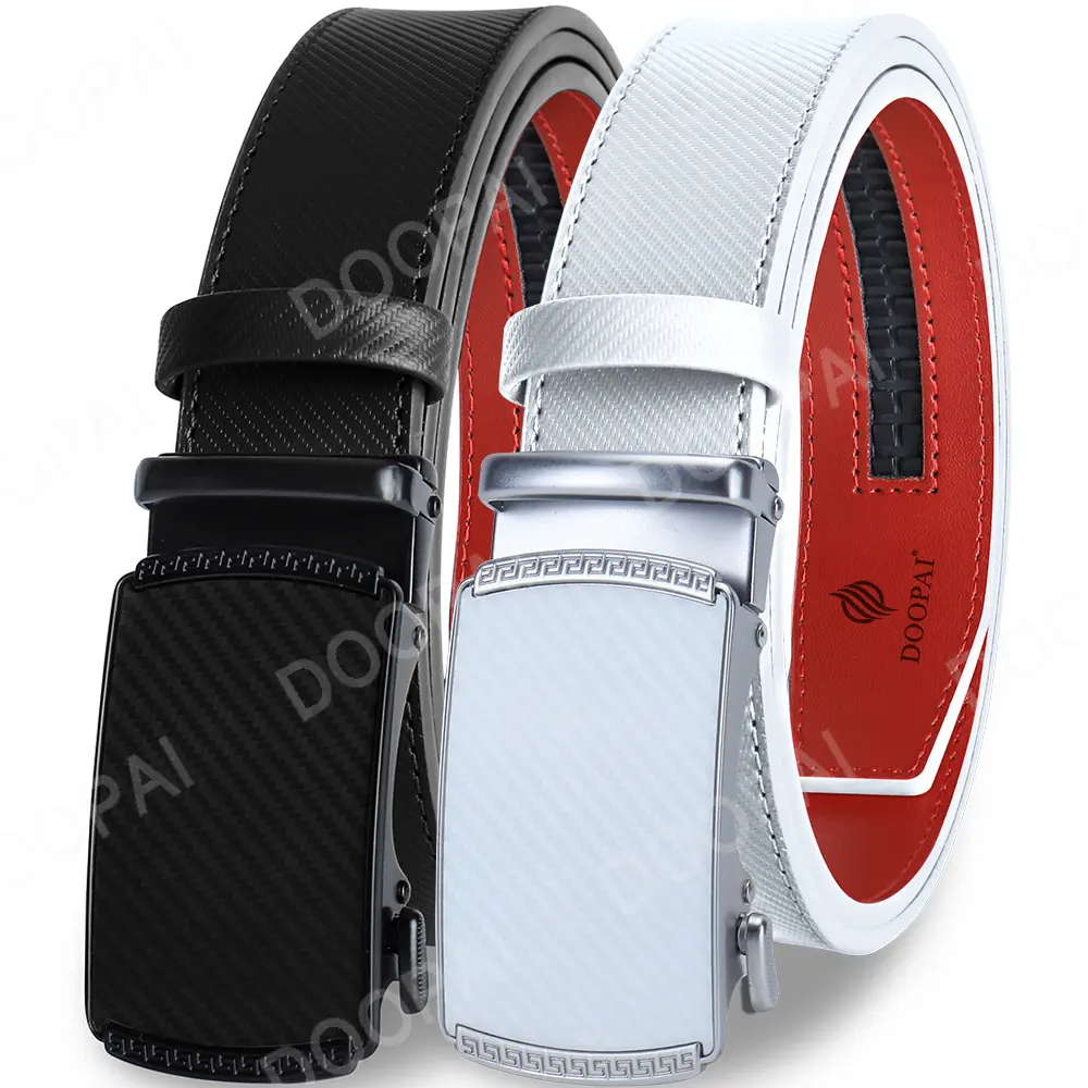 Mens Belt Leather Strap Male Waistband Automatic Buckle Belts For Men Top Quality Belts For Women Men Gifts