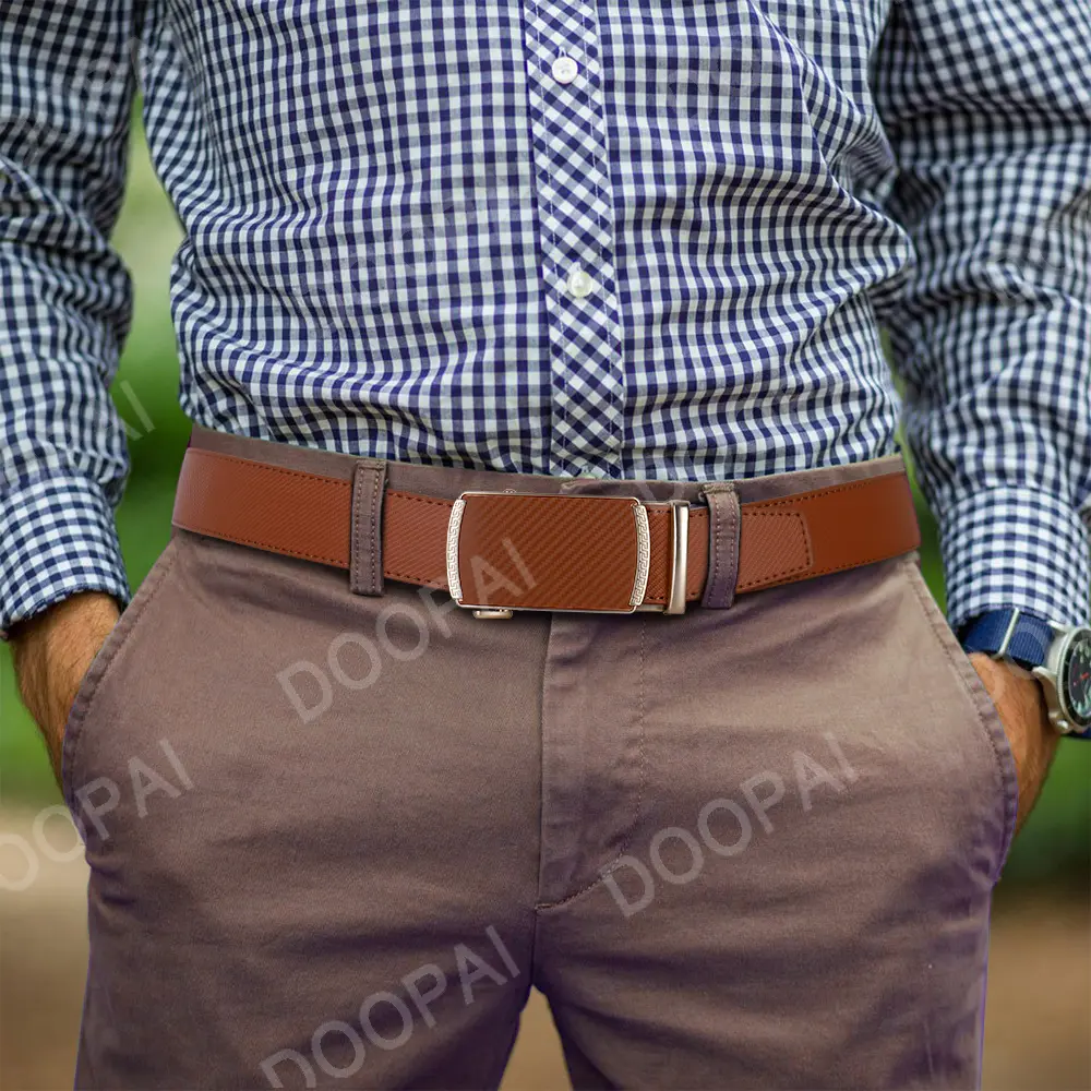 Mens Belt Leather Strap Male Waistband Automatic Buckle Belts For Men Top Quality Belts For Women Men Gifts