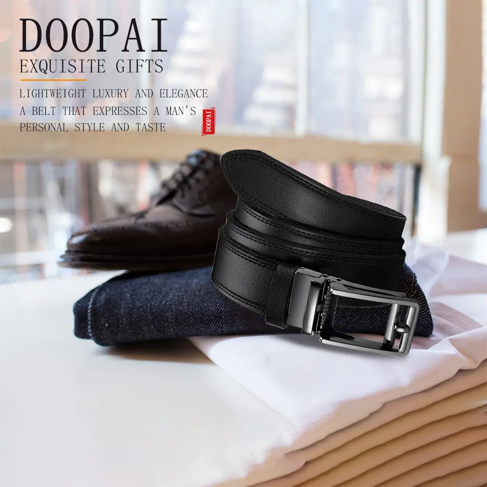 Men Fashion Belts Quality Genuine Luxury Leather Belt for Jeans Pairing Male Strap Male Metal Automatic Buckle Tailored To Fit