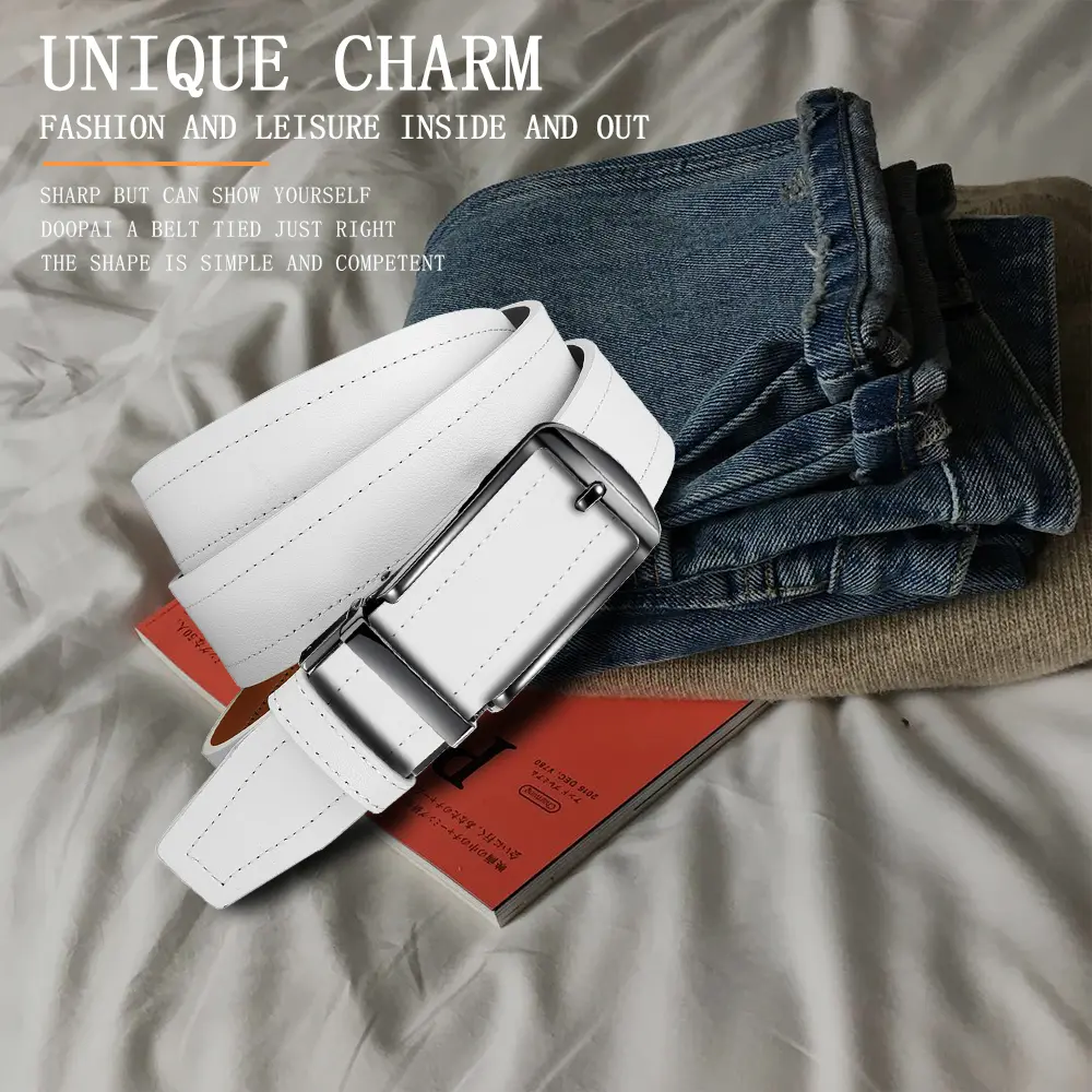 Mens black Belts Metal Automatic Buckle Famous Brand Belt Men Quality Genuine Luxury Leather Belt for Men Famous Brand Belt Wome
