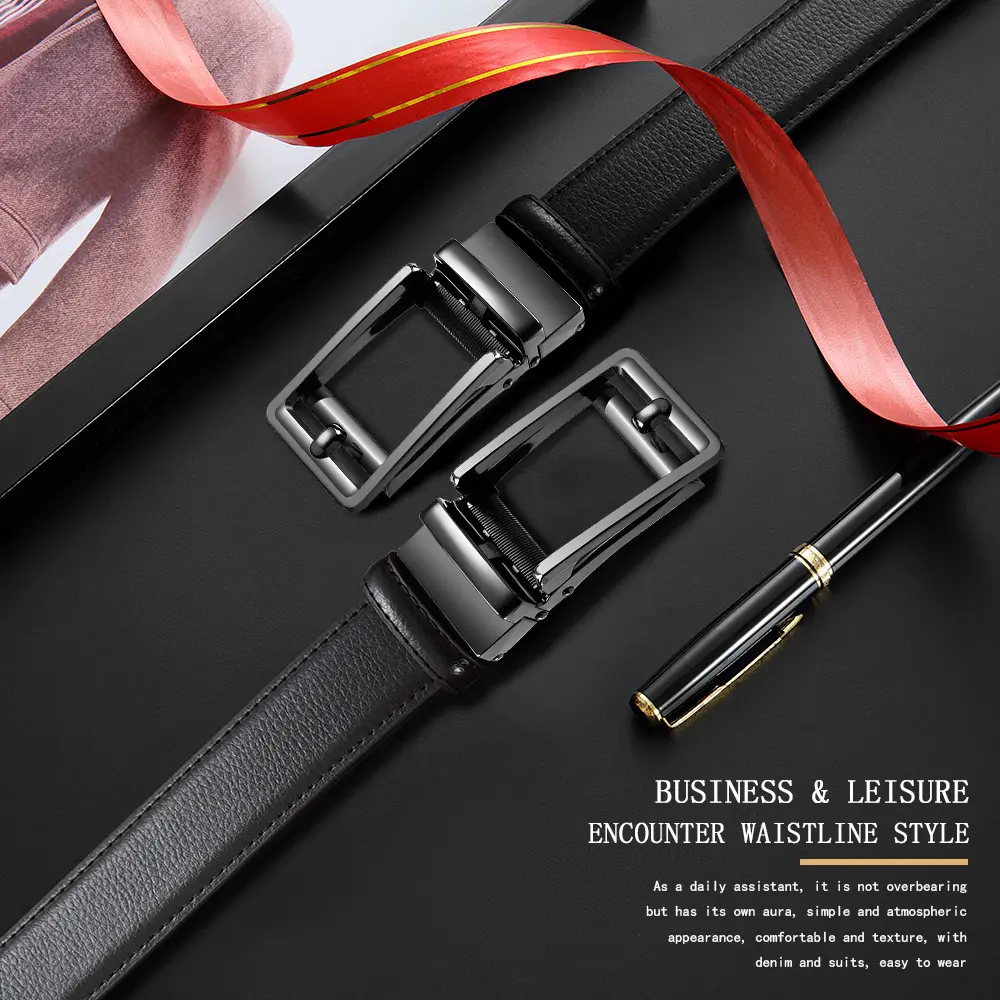 Men's High-quality Metal Buckle Belt, Perfect Companion Belt for Men's Formal Pants and Shirts, Suitable for Multiple Occasions