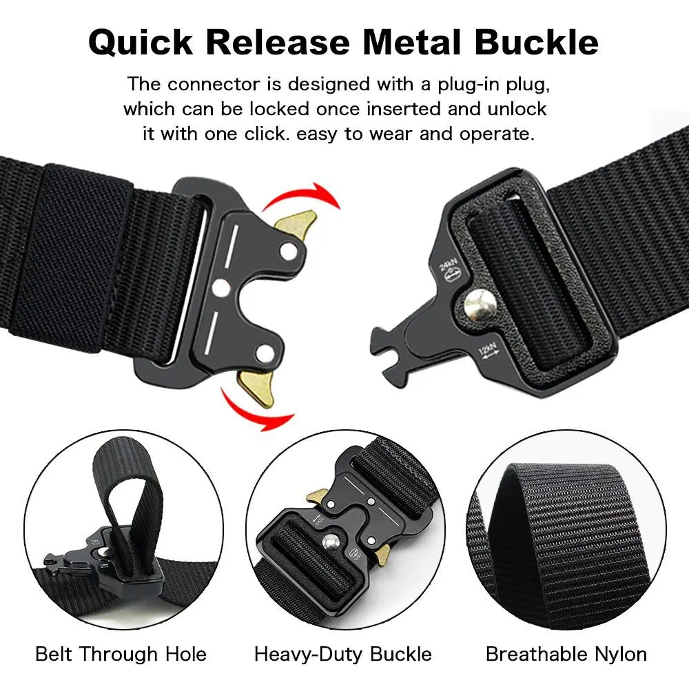 Men Belt Outdoor Hunting Metal Tactical Belt Multi-Function Alloy Buckle Marine Corps Canvas Belt Belt for Men ремень женский