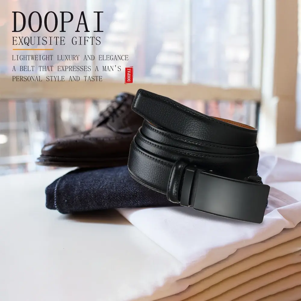 Men's Business Belt, Renowned Luxury Brand Design, Leather Classic Alloy Buckle, High Quality Belt, Cowboy Punk Casual Belt