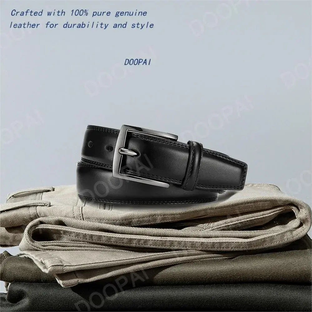 105 125 155cm Plus Size Men Belts High Quality Genuine Leather LONG Large Pin Buckle Metal Automatic Buckle Male Belts Strap Mal