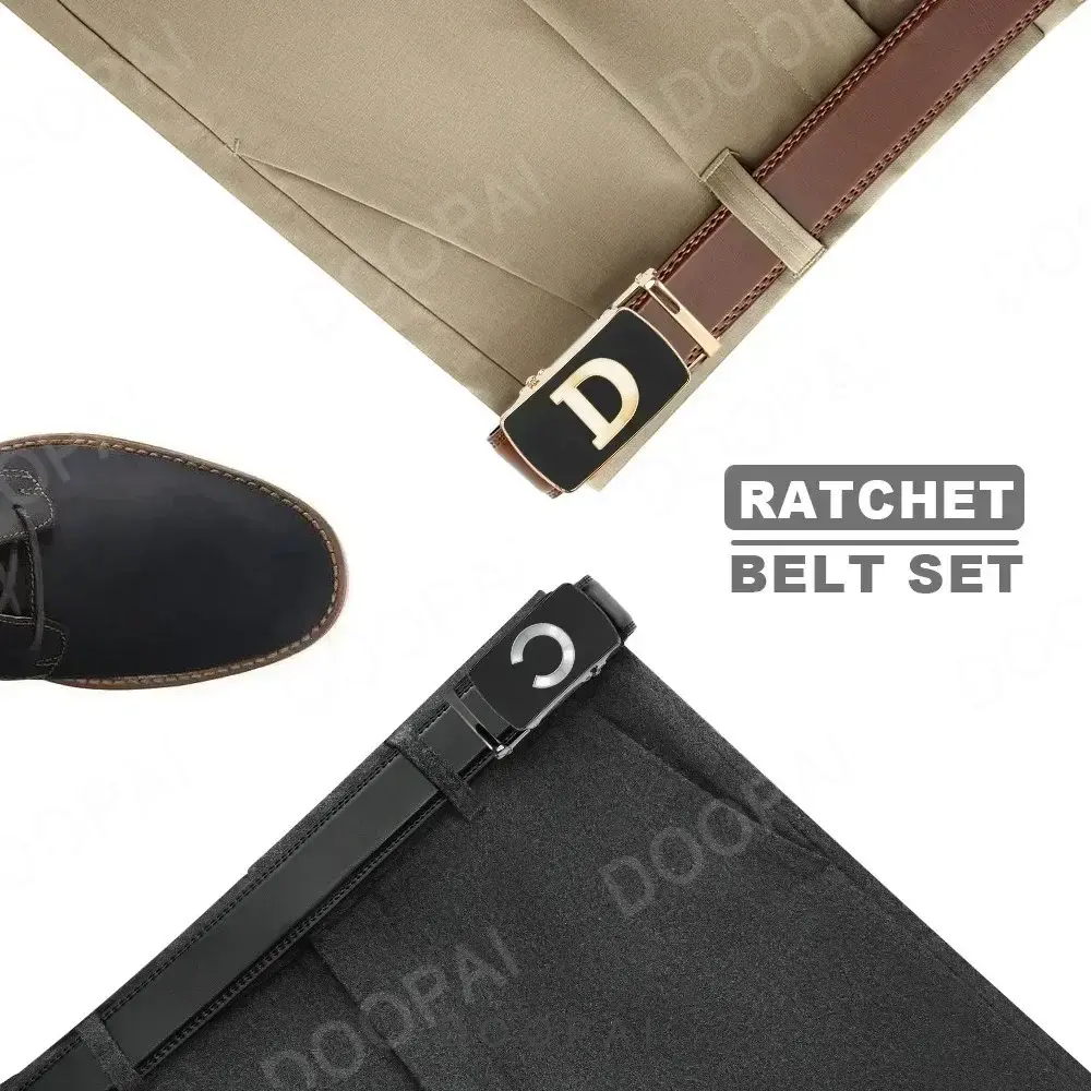 Men's Leather Belt Automatic High Quality Cowhide Belt Women Genuine Luxury Leather Belt for Men Male Strap Letter Business Male