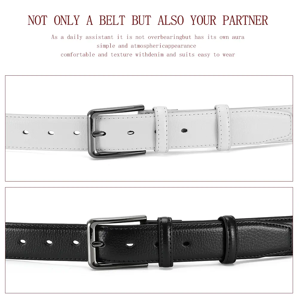 Men Belts High Quality Genuine Leather LONG Large Pin Buckle Metal Automatic Buckle Male Belts Strap Mal 105cm 125cm Size