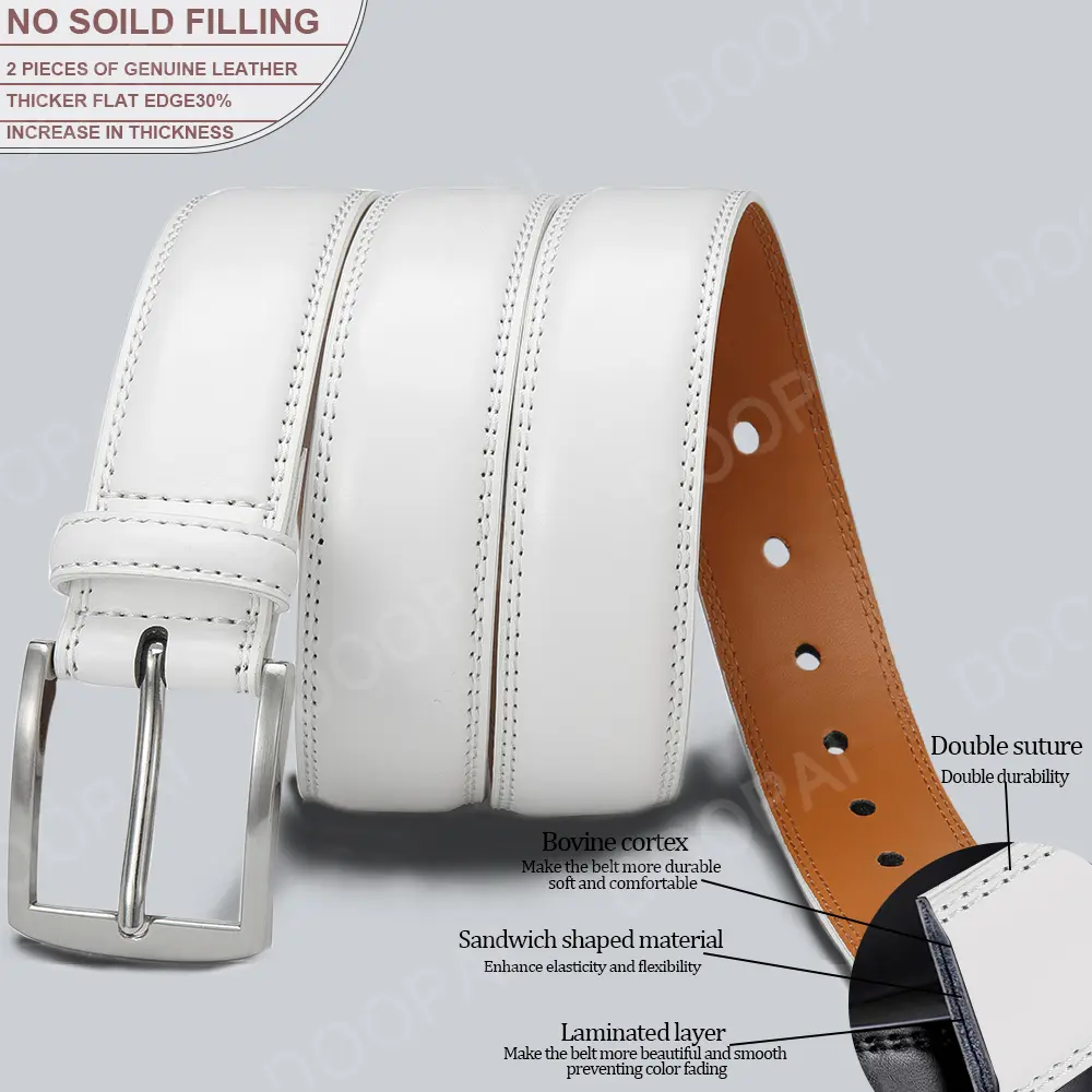 125cm Plus Size Men Belts High Quality Genuine Leather LONG Large Pin Buckle Metal Automatic Buckle Fashion Designer 2023New