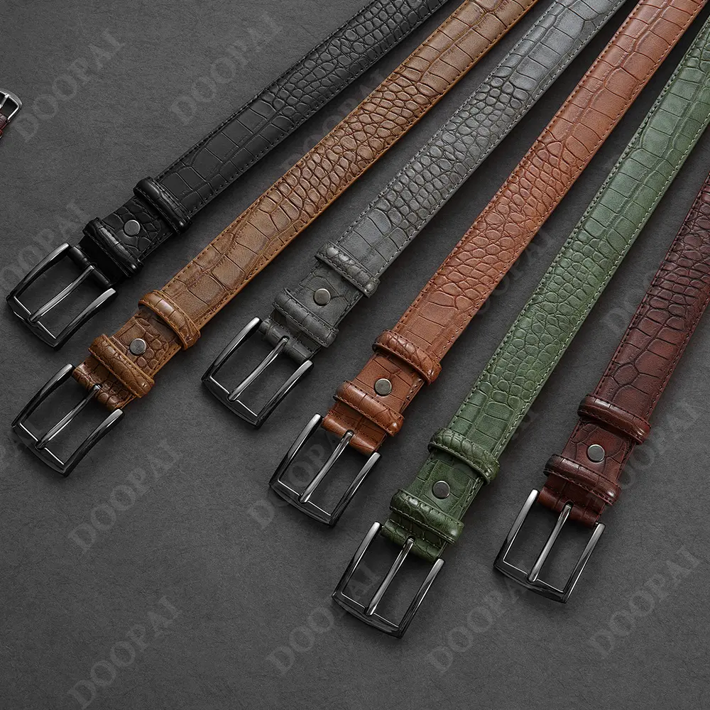 Men's PU Leather Alloy Pin Square Buckle Belt Business Leisure Belt Casual Vintage Jean Gifts Belt for Women LONG Large Size 150