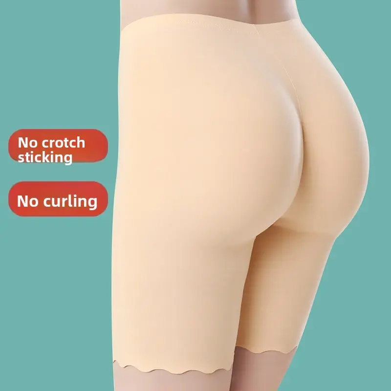 Seamless Safety Short Pants Summer Women Plus Size Boxers for Female Anti Rub Safety Shorts Under Skirt Panties Underwear 120KG