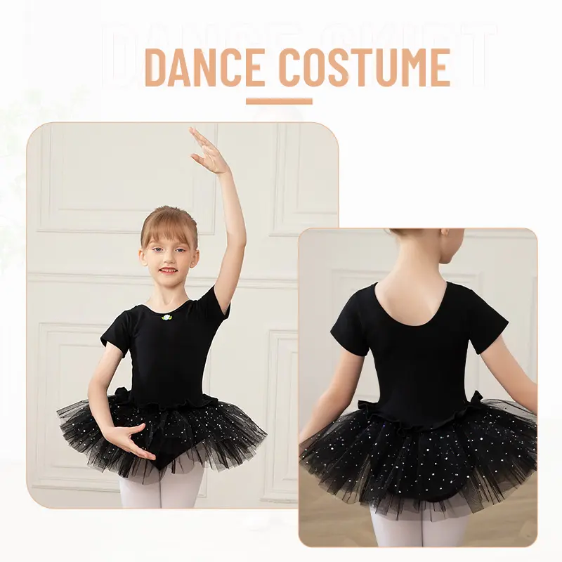 Girls Ballet Leotards Tutu Dress Ballet Skirt For Kids Children Dance Skirt Gymnastics Dancewear Balleriana Clothes Gauze Skirt