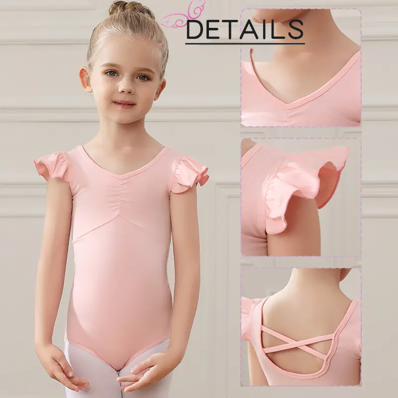 Ballet Leotards For Girls Dance Clothes Bodysuit Ballet Tutu Dress For Kids Dance Tights Gymnastics Dancewear Balleriana Clothes