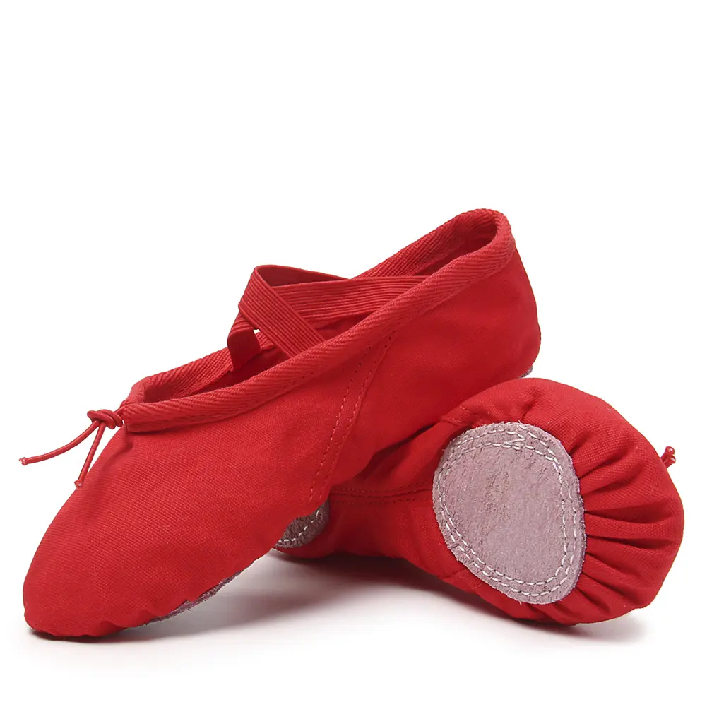 Ballet Shoes For Woman Kids Girls Ballet Slippers Women Ballet Flats Children Practise Dance Shoe Soft Sole Canvas Training Shoe