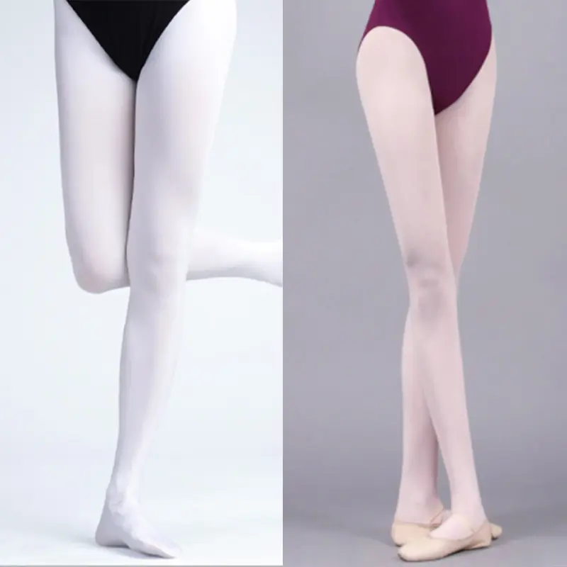Ballet Tights For Girls Convertible Ballet Stockings Woman Ballet Dance Leggings Seamless Pantyhose Children Velvet Tights
