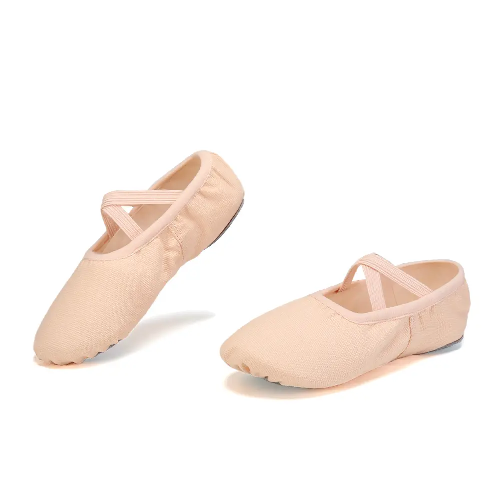 Girls Ballet Shoes For Woman Kids Ballet Slippers Women Ballet Flats Children Practise Dance Shoe Soft Sole Canvas Training Shoe