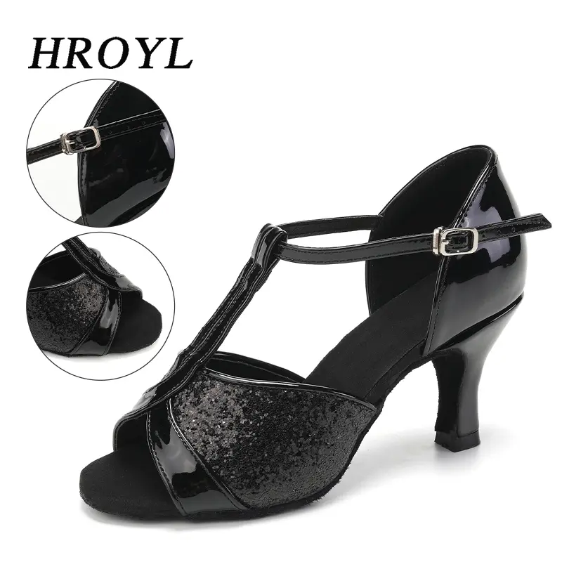 Women Dance Shoes for Dancing Woman/Girls/Ladies Ballroom Latin Modern Tango&Salsa 5.5/7.5CM Heel Dancing Shoes Training Sandal