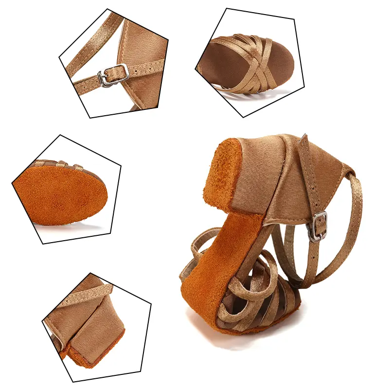 Children Dance Shoes Kids Child Girl's Latin Modern Sneakers Dancing Shoes Girls Shoes Ballroom Salsa Tango Practice Dance Shoes