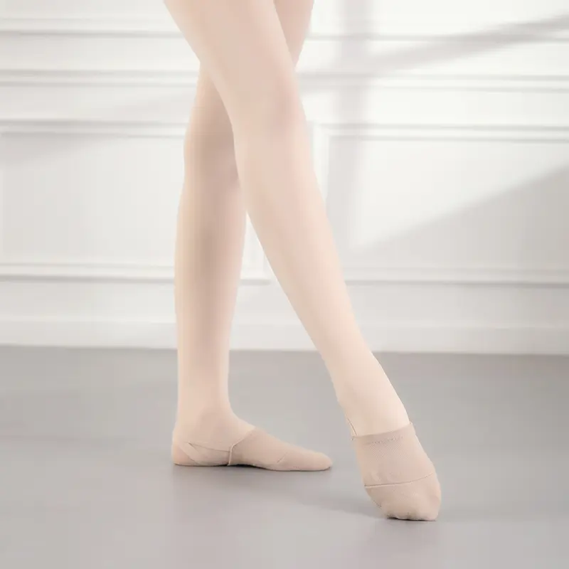 Girls Rhythmic Gymnastics Shoes Women Adult Children Half Sole Jazz Ballet Dance Shoes Half Toe Shoes Woman Belly Dancing Shoes