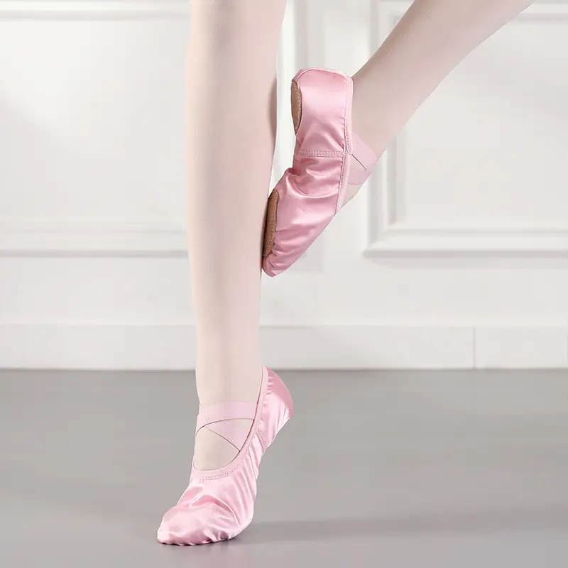 Girls Ballet Dance Shoes For Children Kid Women Ballroom Shoes Ballet Flats for Womans Ladies Dancing Slippers Training Shoes