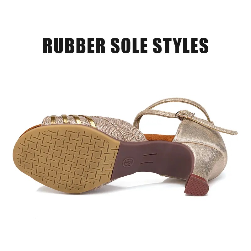 Women Shoes Ballroom Dance Shoes For Woman Latin Modern Dancing Shoes Salsa Tango Heels For Girls Ladies Medium Heels Sandals