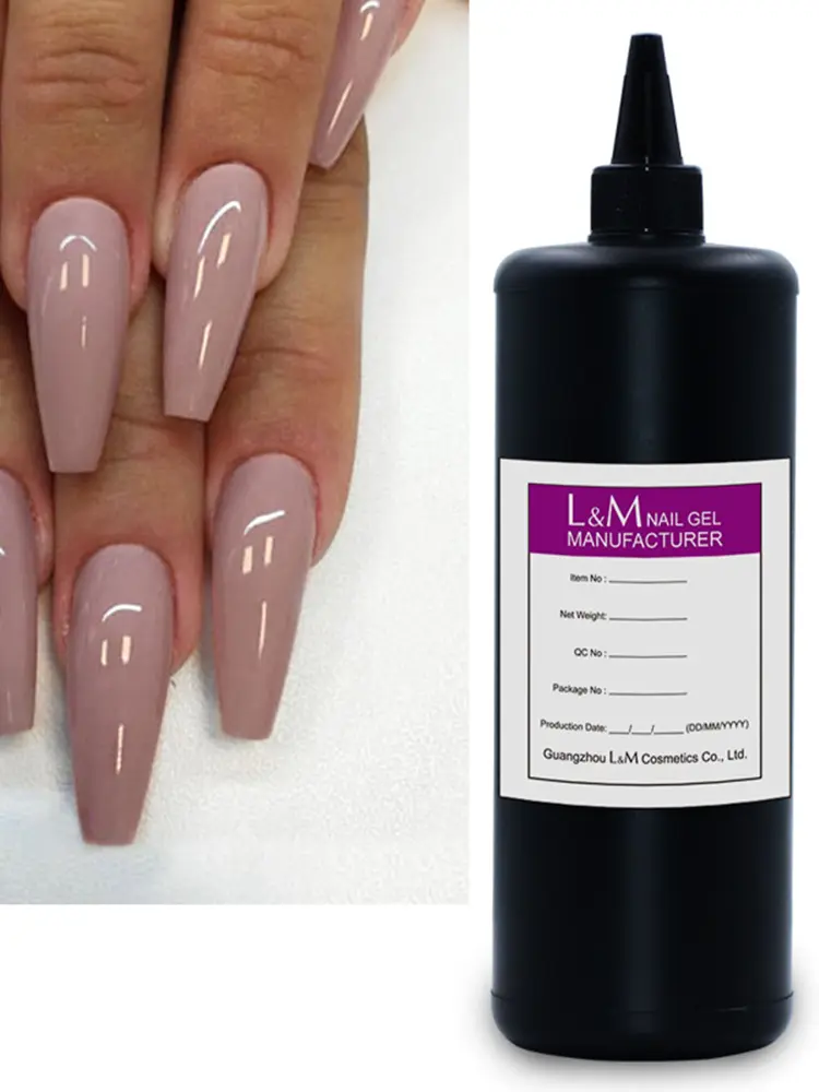 1KG No Wipe Top Coat UV Base Gel Polish 1000ml Matte Top Coat Reinforce Gel Long Lasting Shinning Soak Off UV LED Nail Varnish