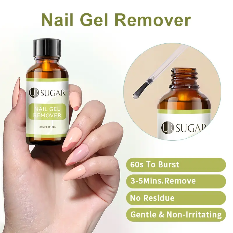 UR SUGAR 50ml Quick Nail Gel Remover Clean Magic UV Gel Delete Varnish Semi Permanent Soak Off UV LED Manicure Nail Art CareTool