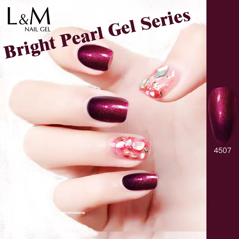 ibdgel bright pearl gel Polish Semi-Permanent Nail Art Varnish Long Lasting Lacquer Manicure