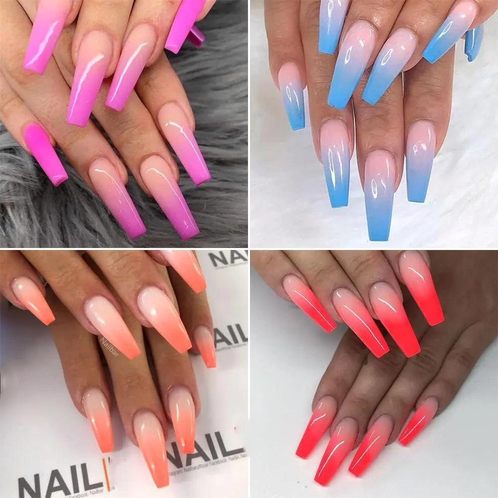 4/6/9/16Color Nail Pigment Powder Palette Set Gradien Ombre Powder Rubbing On Nails Gradual Change Powder For Eyeshadow Manicure