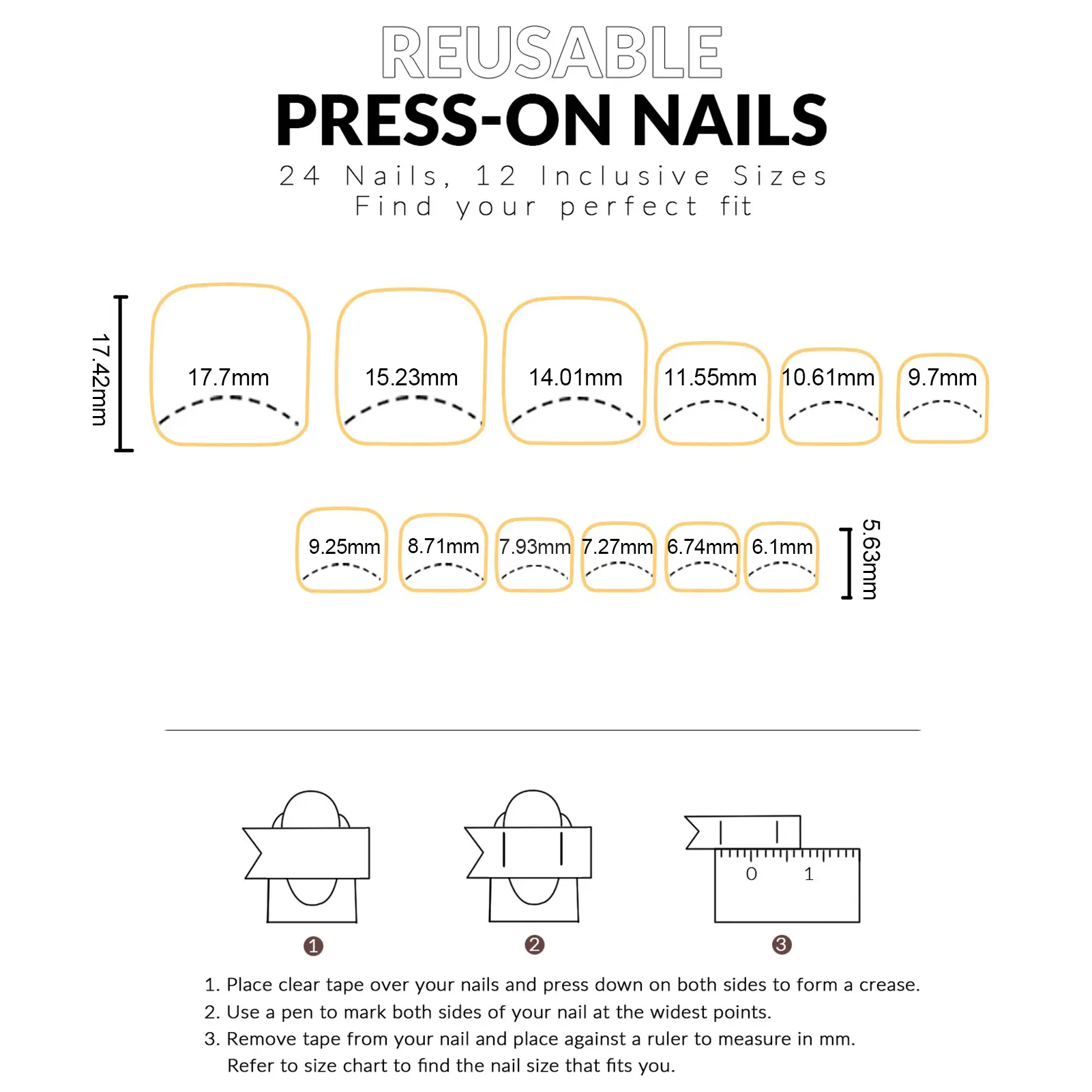 24pcs/set Fashion Wine Red French Fake Toenails Press On Nails Short Square Reusable Adhesive False Nails Nude Classic Nail Art