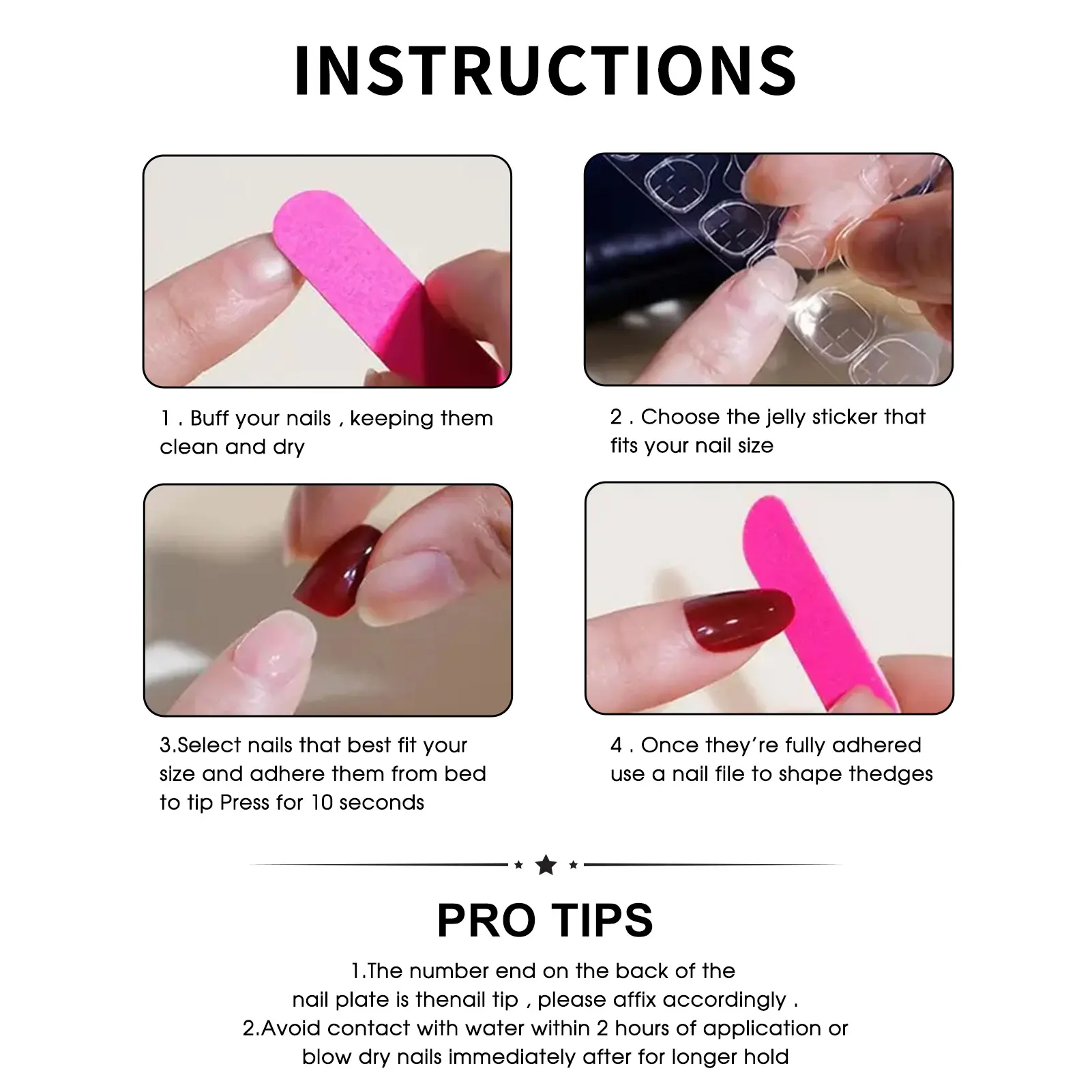 24pcs/set Fashion Wine Red French Fake Toenails Press On Nails Short Square Reusable Adhesive False Nails Nude Classic Nail Art