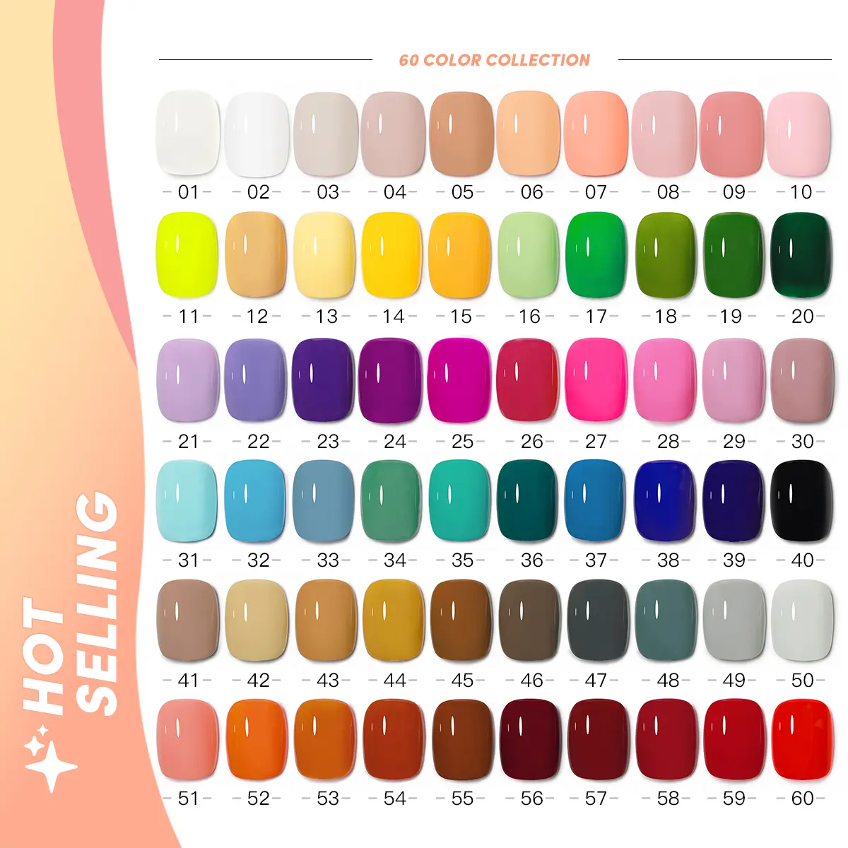 Mxsi 60 Colors Gel Nail Polish Set 15ml Glitter Soak Off UV Semi Permanent Varnish Art Salon Very Good Nail Accessories Gel Kit
