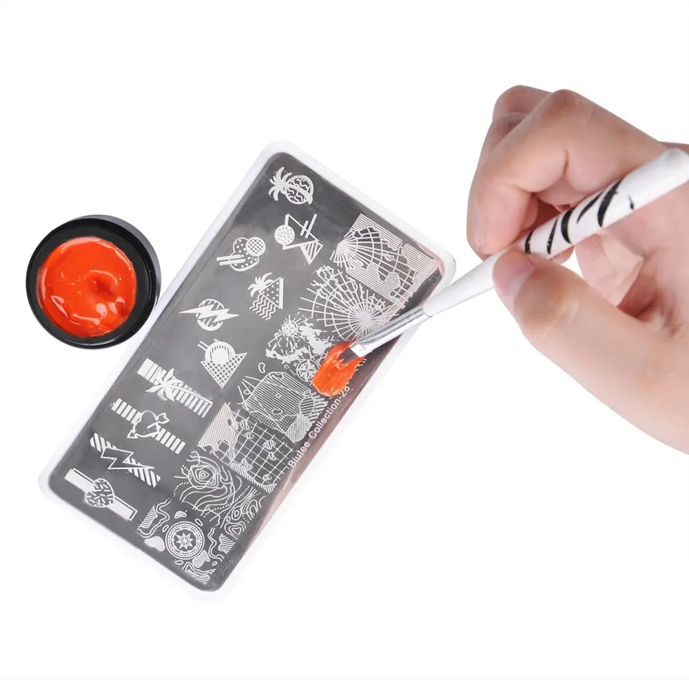 Biutee 12 Colors Set 8ml Nail Stamping Gel Polish UV Light Cure Manicure Plate Print  Gellak Soak Off BIUTEE Nai Gel Polish